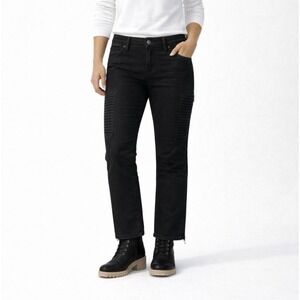 Inc Jeans Women‎ Sz 8 Black Denim Skinny High Rise Skinny Jeans Embroidered Y2k